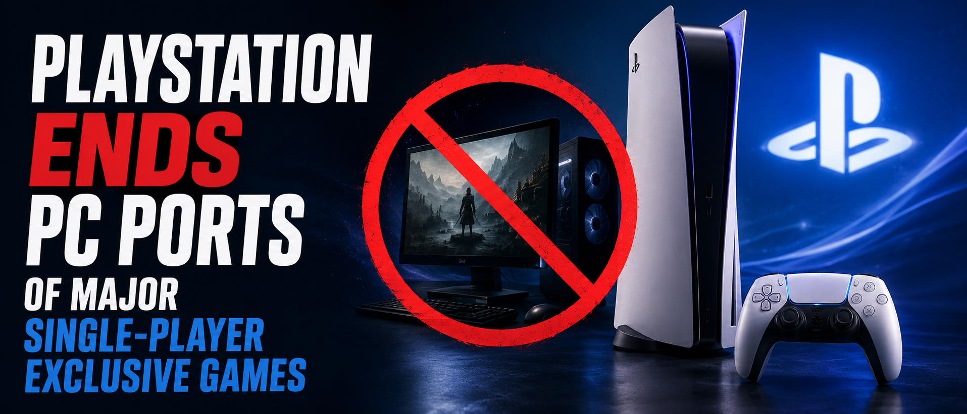 PlayStation Ends PC Ports of Major Single-Player Exclusive Games
