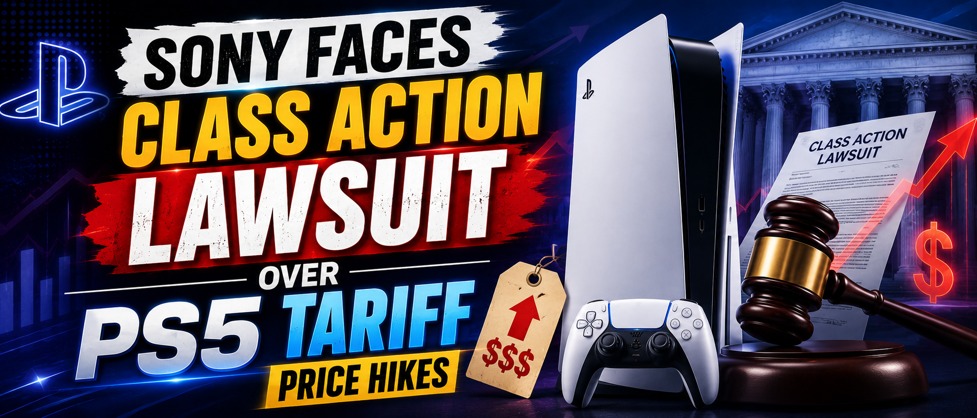 Sony Faces Class Action Lawsuit Over PS5 Tariff Price Hikes