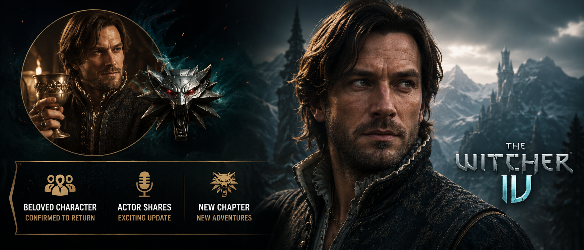 Dandelion Returns in The Witcher 4, Actor Reveals