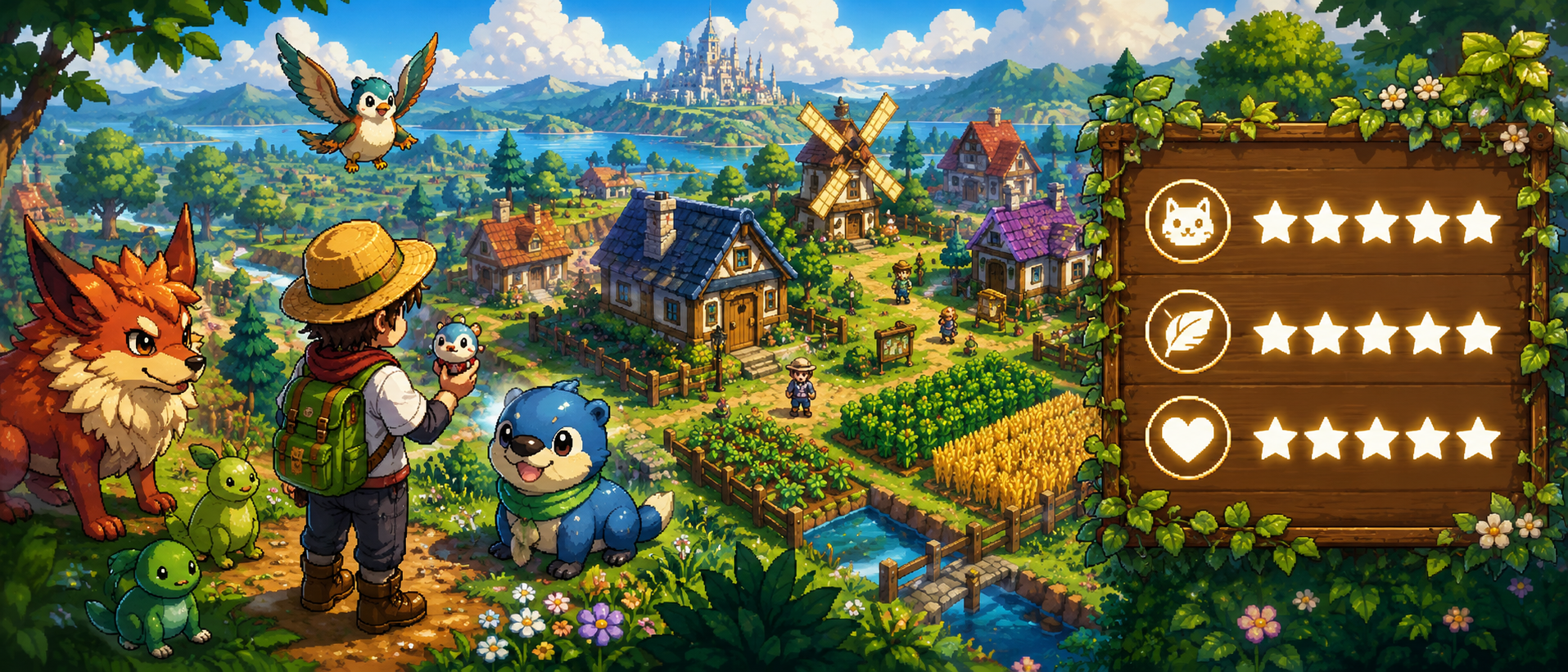Wildaria Mixes Pokemon and Stardew Valley With Perfect Reviews