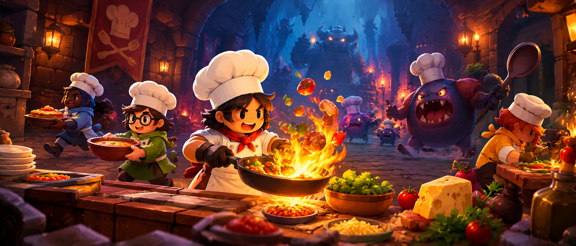 Deep Dish Dungeon Is a Co-Op Dungeon Crawler Built Around Cooking